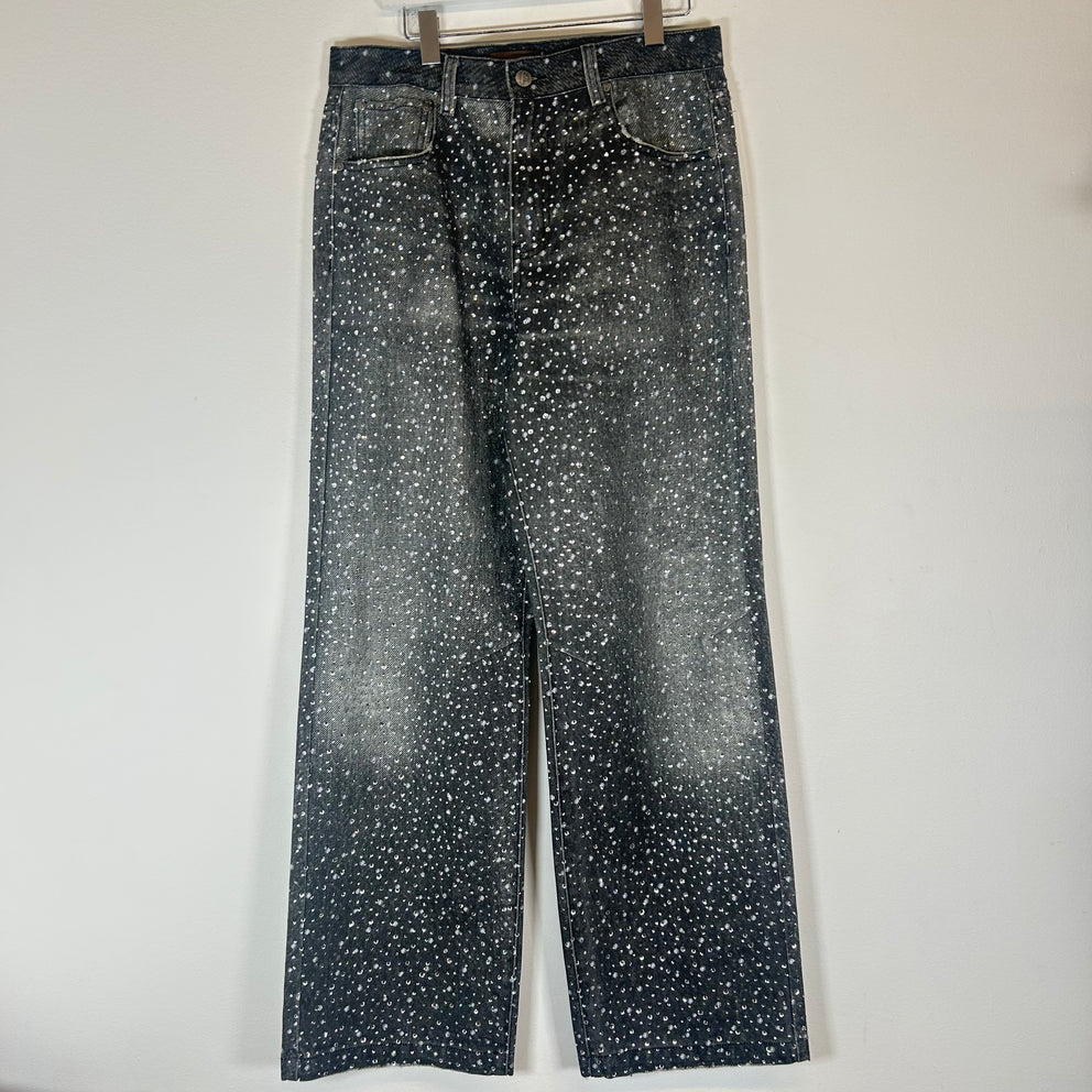 Birth Of Royal Child Black Diamond Jeans Size L