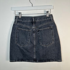 Helmut Lang Greywash Denim Skirt Size 27