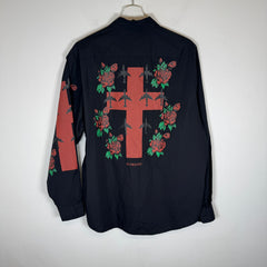 Supreme Black 'Destruction Of Purity' Button-Up Shirt Size M