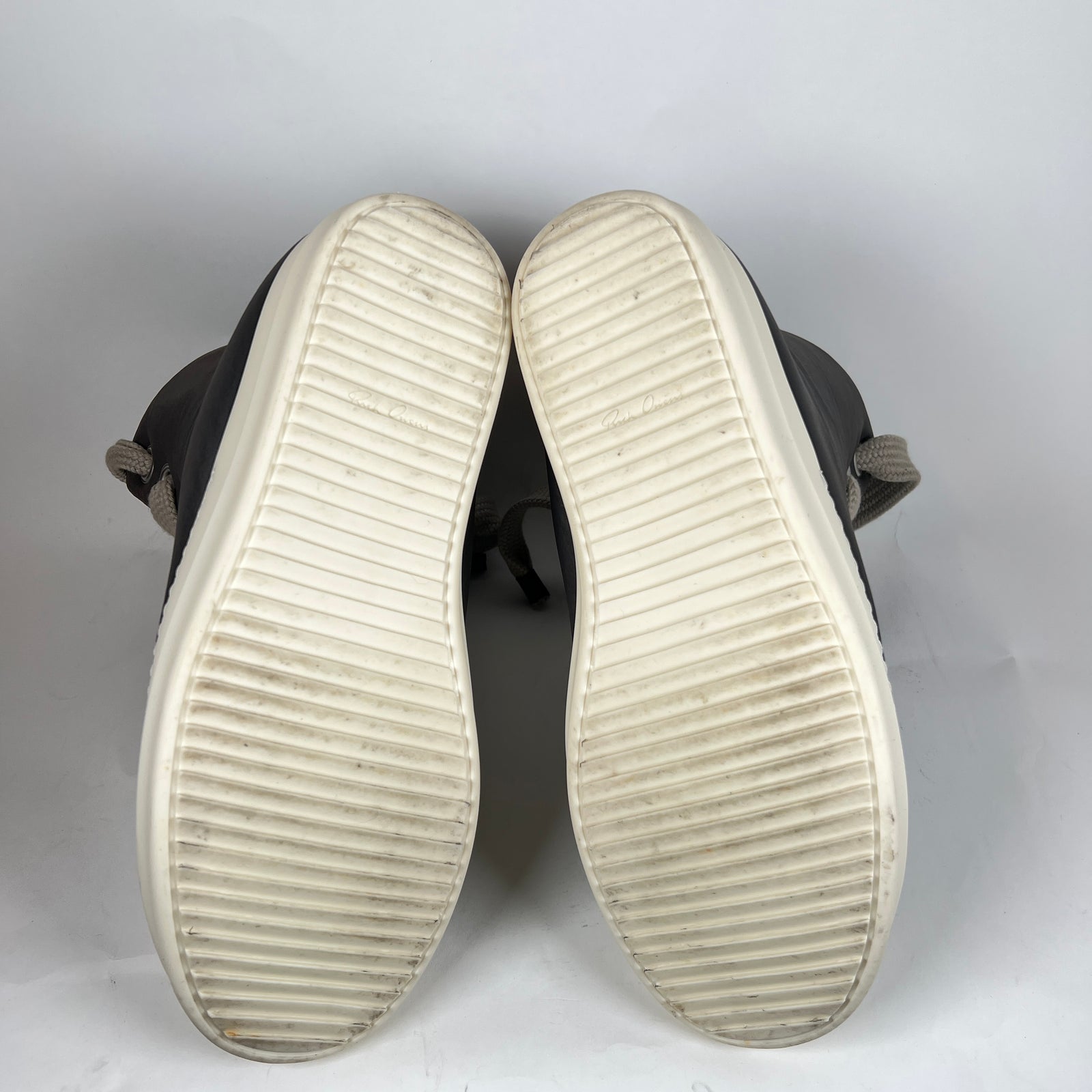 Rick Owens Dark Dust Jumbo Lace Padded High Ramones Size 45