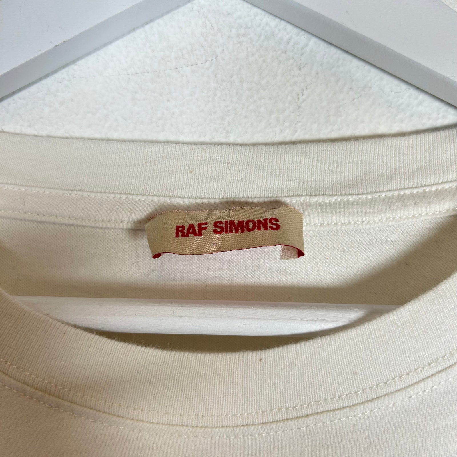 Raf Simons White "Youth Reanimator" T-shirt Size XL