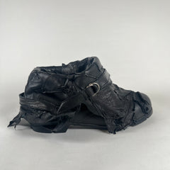 Yasuyuki Ishii S/S10 Foldable Leather Patchwork Boots Size 10