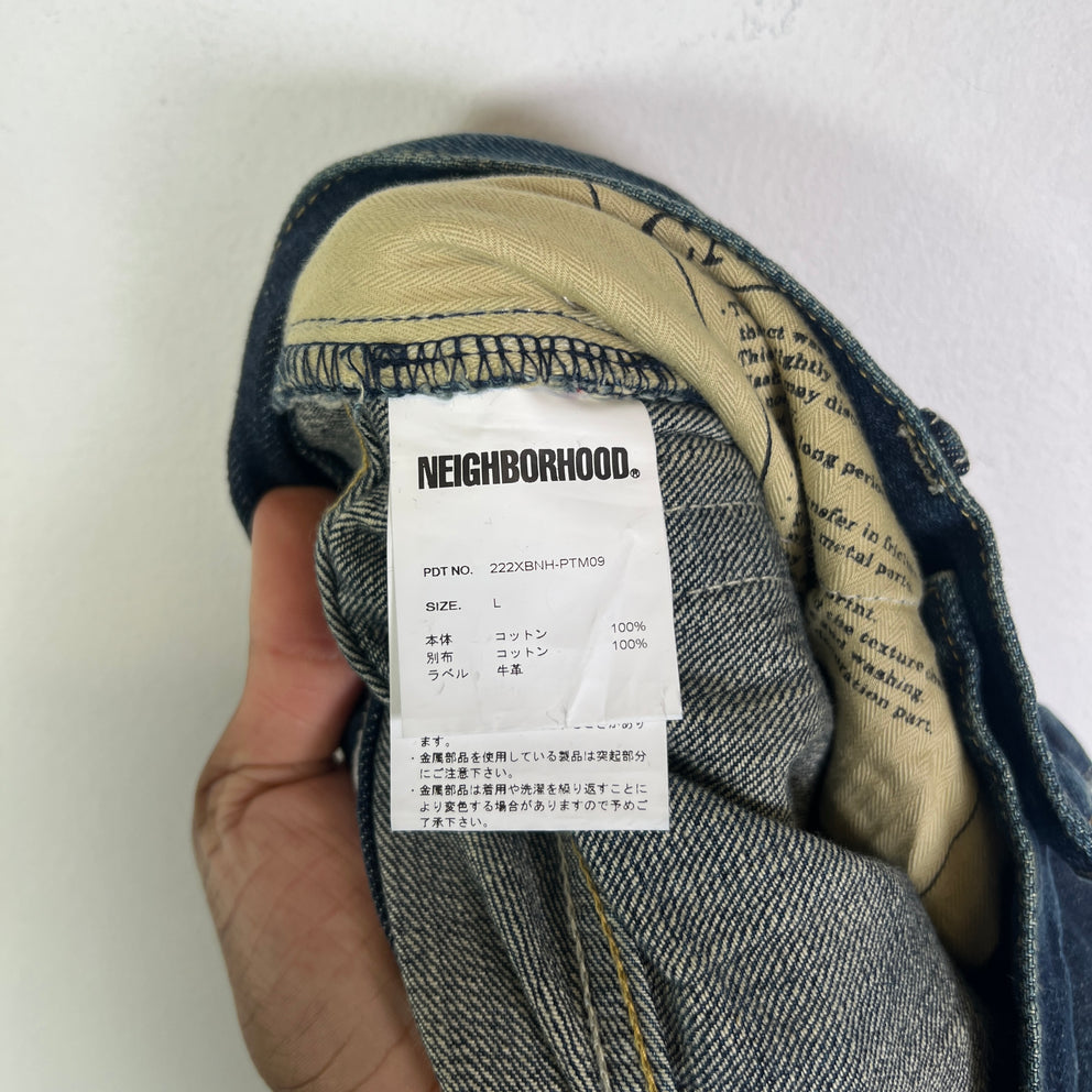 Neighborhood Blue Savage Denim DP Basic Distressed Jeans