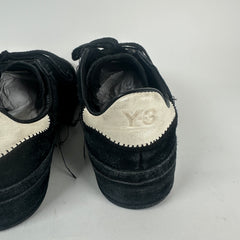 Yohji Yamamoto Y-3 Adidas Black Sashiko Gazelles Size 9