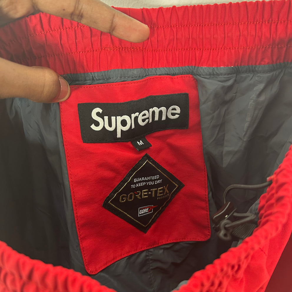 Supreme GORE-TEX Red Track Pant Size M