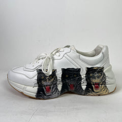 Gucci Tiger Print Rhyton Sneakers