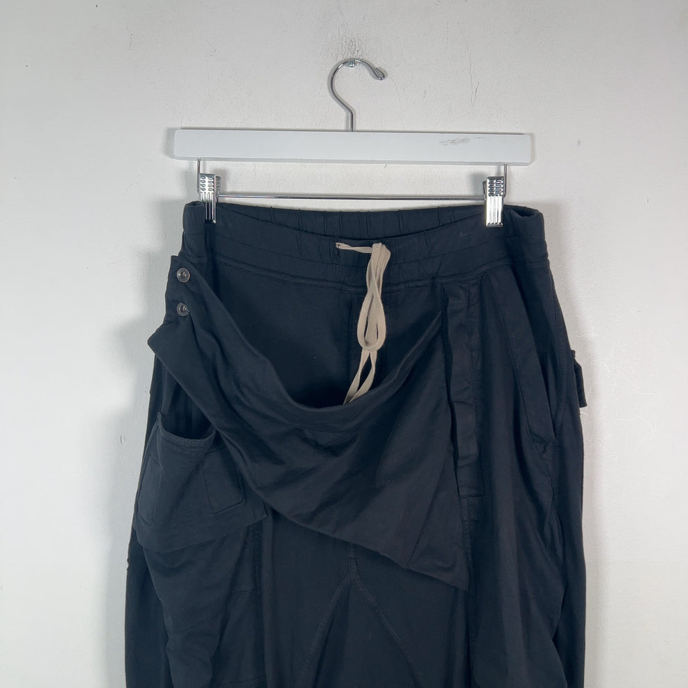 Rick Owens DRKSHDW Memphis Cut Cotton Drawstring Sweatpants