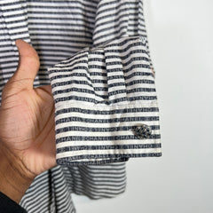 Chanel 2020 Striped Button-Up Shirt