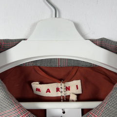Marni Check Zip Up Jacket