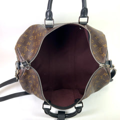 Louis Vuitton Monogram Macassar Keepall Bandouliere 45