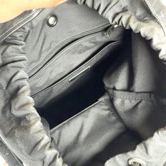 Saint Laurent Double Leather Strapped Backpack