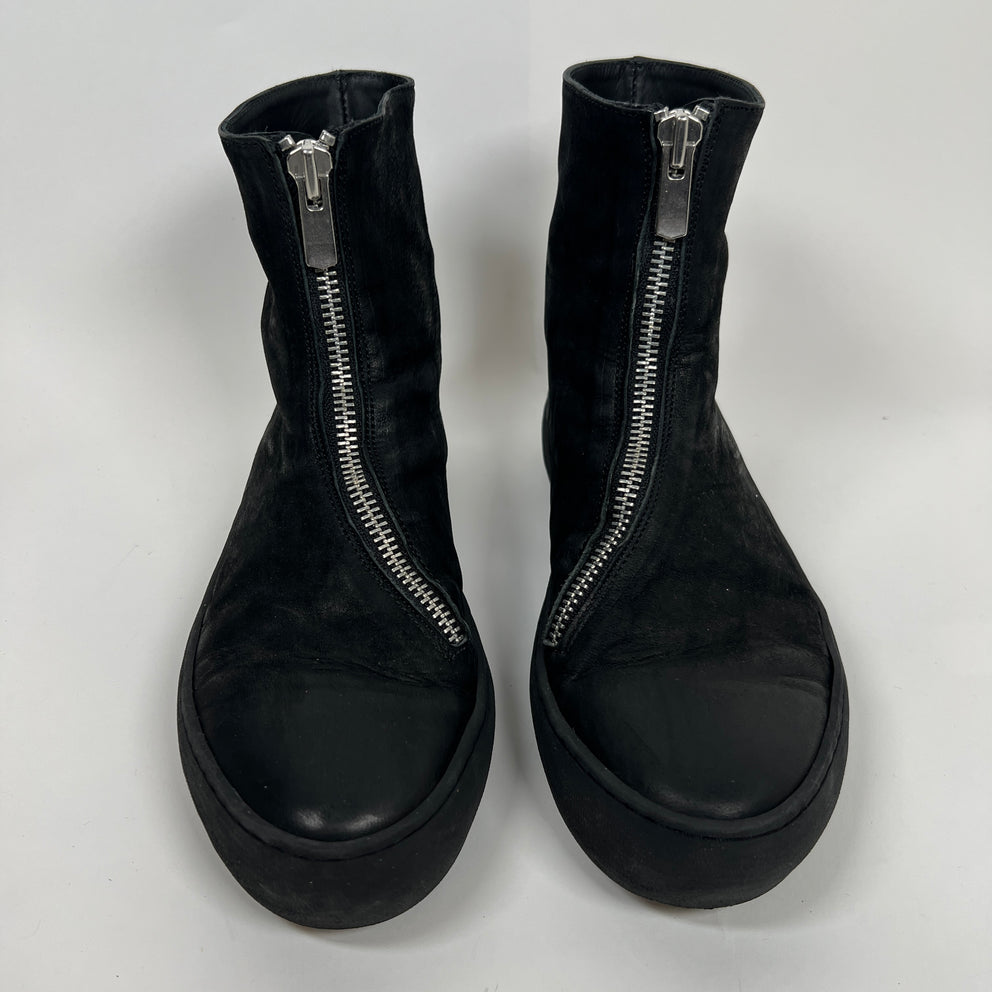 The Last Conspiracy Black Zip Boots Size 9