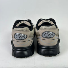 Dior B30 Beige/Black Mesh Microfiber Sneakers