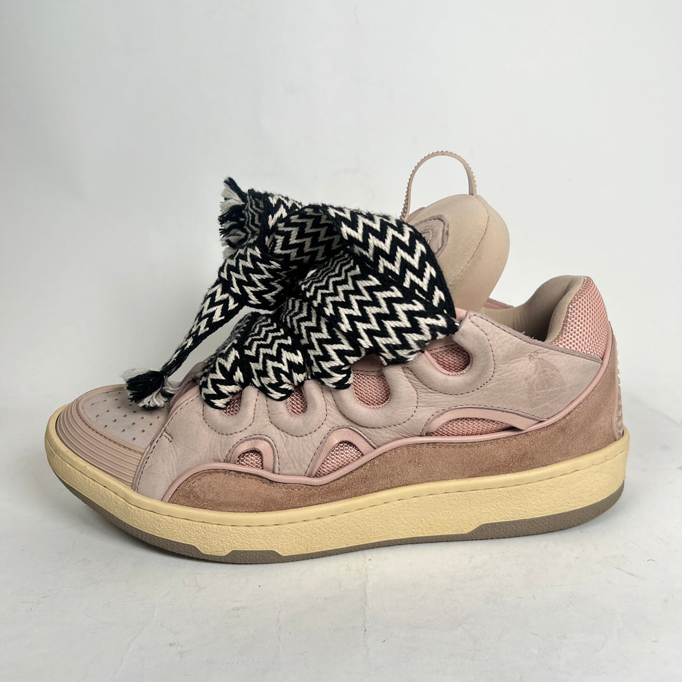 Lanvin Pink Curb Sneaker Size 42