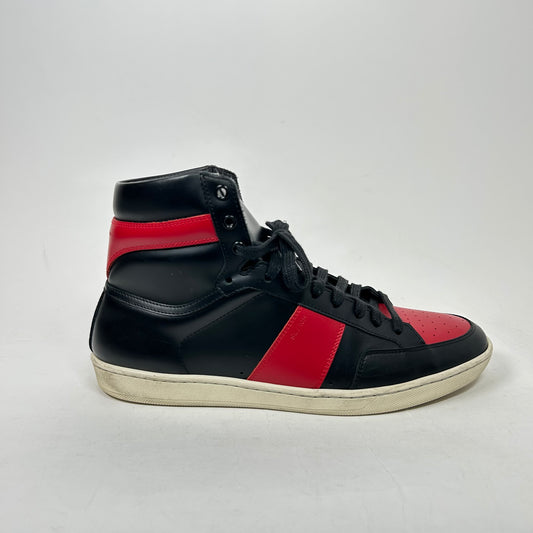 Saint Laurent Bred SL/10H High Top Sneaker Size 43