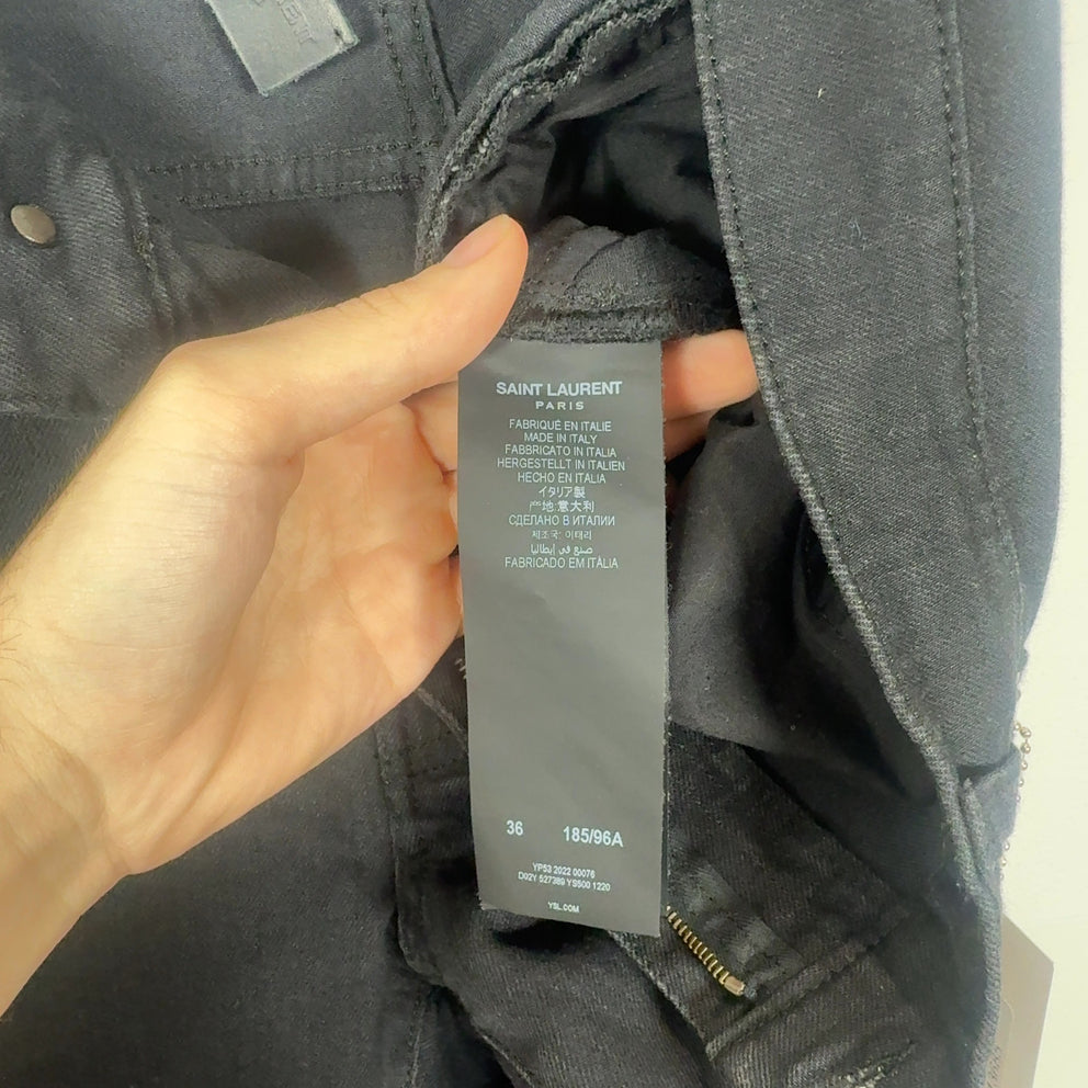 Saint Laurent D02 Black Jeans