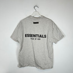 Essentials Grey Logo T-shirt Size S