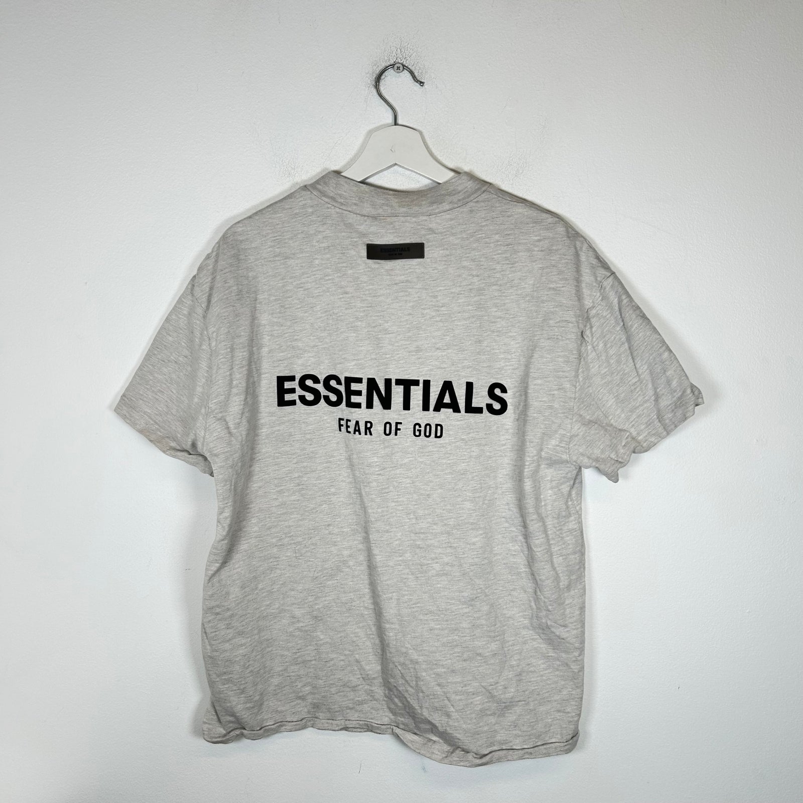 Essentials Grey Logo T-shirt Size S