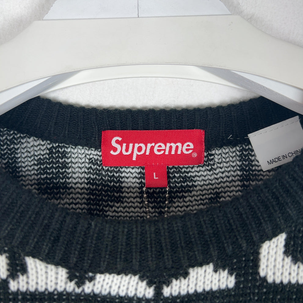 Supreme All Over 'Fuck' Knit Sweater