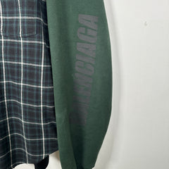 Balenciaga Hybrid Flannel Unifit Size S