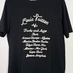 Louis Vuitton Vintage 'Trunks & Bags' Chainstitch T-Shirt
