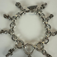 Chrome Hearts Multi Motif Charm Bracelet