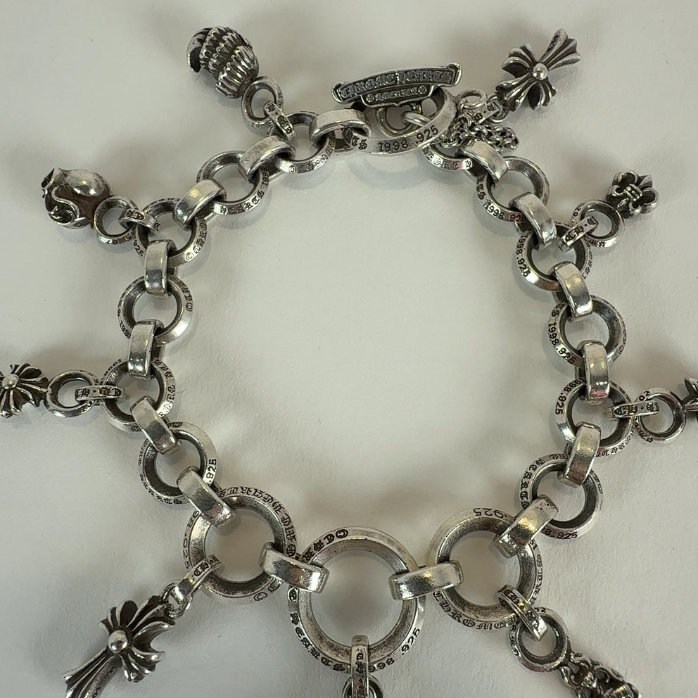 Chrome Hearts Multi Motif Charm Bracelet