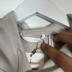 Helmut Lang Grey Exclamation Hoodie Size S