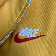 Supreme x Nike Yellow Double Zip Quilted Work Jacket Size XXL