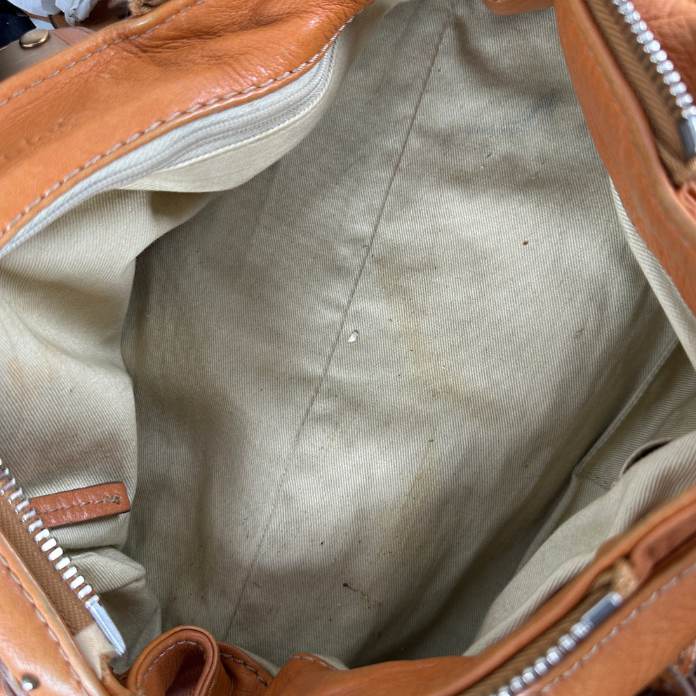 Chloe Paddington Lock Leather Handbag