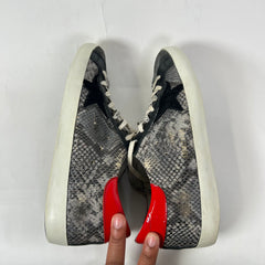 Golden Goose Grey/Red Python Superstar Size 45