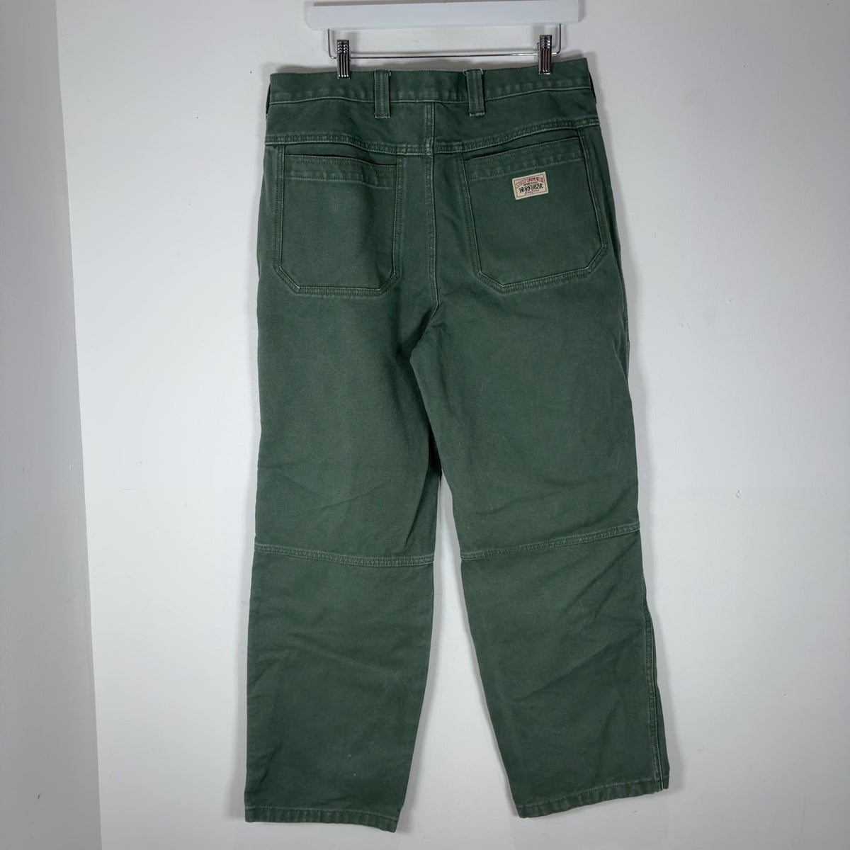 Stussy Green Canvas Double Knee Pants