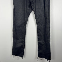 Dior AW11 KVA Resin Coated Straight Jeans