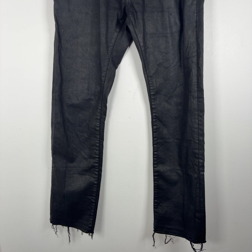 Dior AW11 KVA Resin Coated Straight Jeans