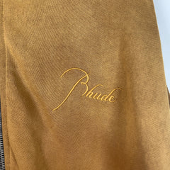 Rhude Sundry Embroidered Logo Zip Up Hoodie