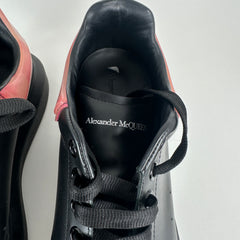 Alexander Mcqueen Black/Pink Low-Top Sneaker Size 10