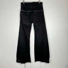 Cabane De Zucca Flare J Button Jeans Size 32