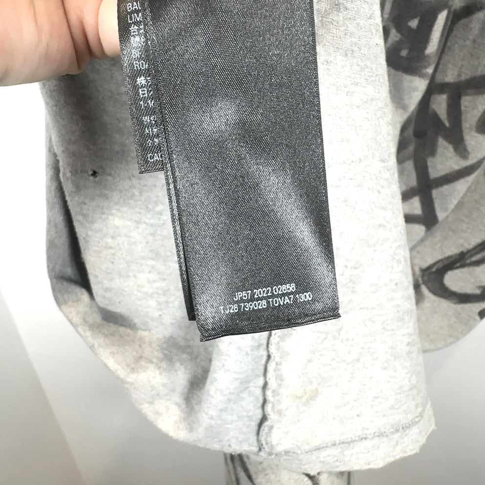Balenciaga SS23 Graffiti Skater Graphic T-Shirt