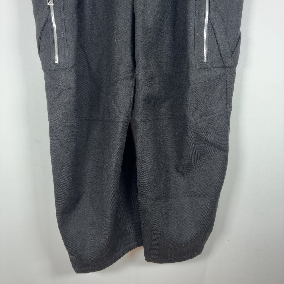 Bottega Veneta Herringbone Wool Cargo Pants