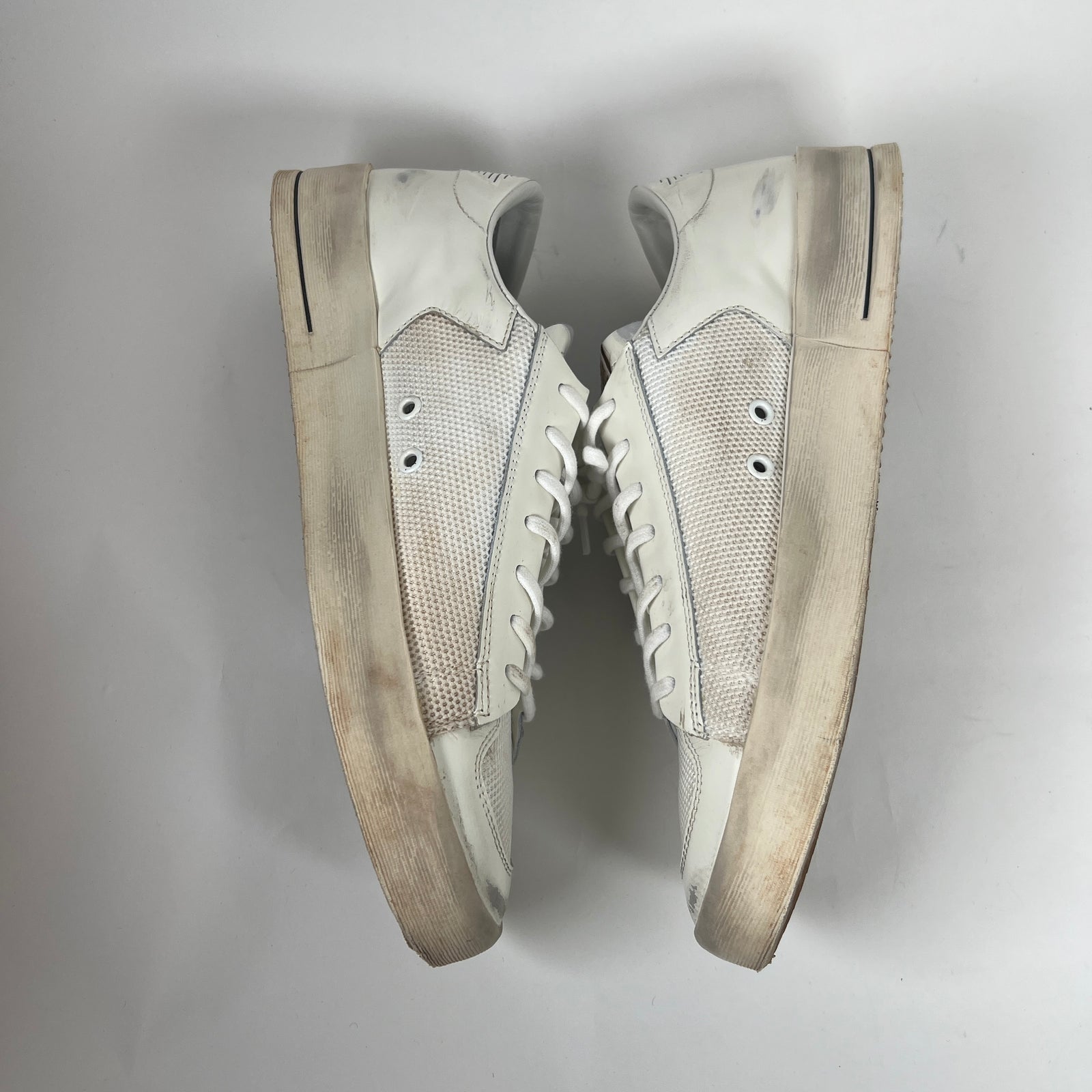 Golden Goose White/Black Stardan Sneaker Size 45