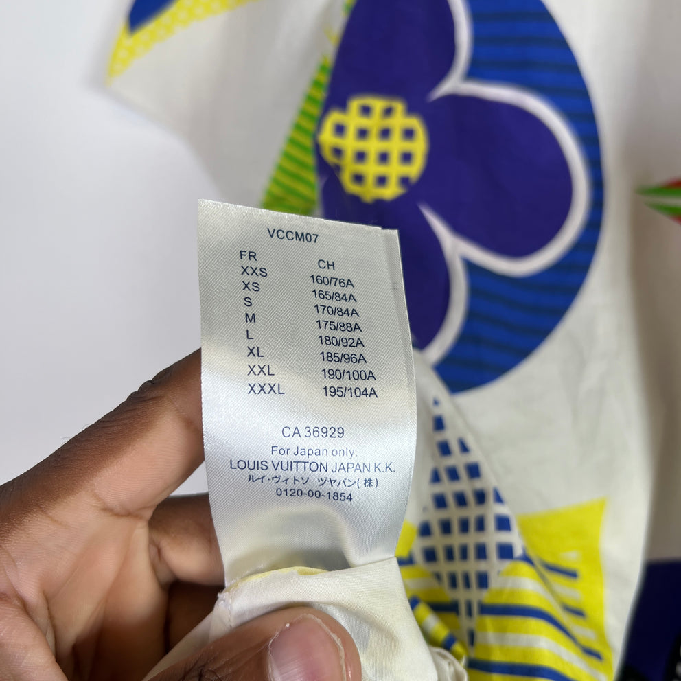 Louis Vuitton Multi Color Monogram Button-Up Shirt