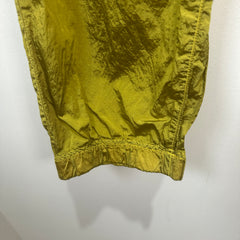 Stone Island Mustard Yellow Nylon Cargo Pants Size 36