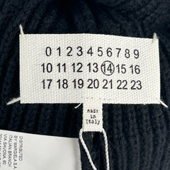 Maison Margiela 4 Corner Stitch Black Beanie