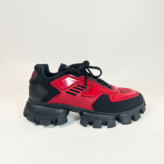 Prada Red/Black Cloudbust Thunder Sneakers Size 8