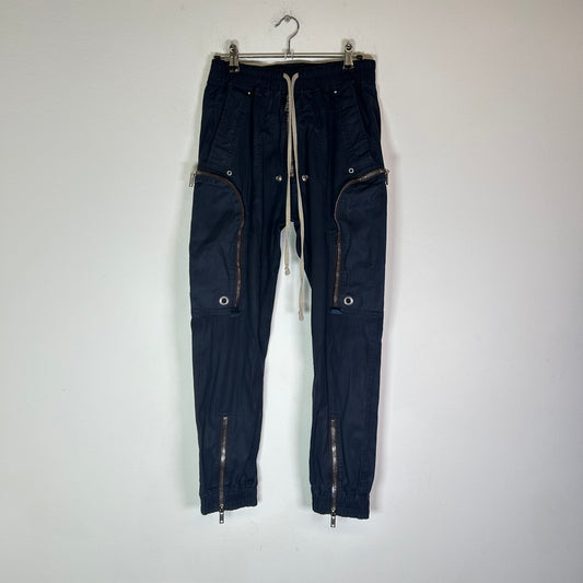 Rick Owens Performa FW20 Navy Bauhaus Cargo Pants Size 46
