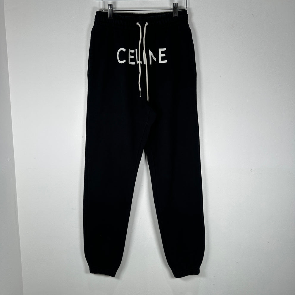 Celine Spell Out Logo Sweatpants Size S