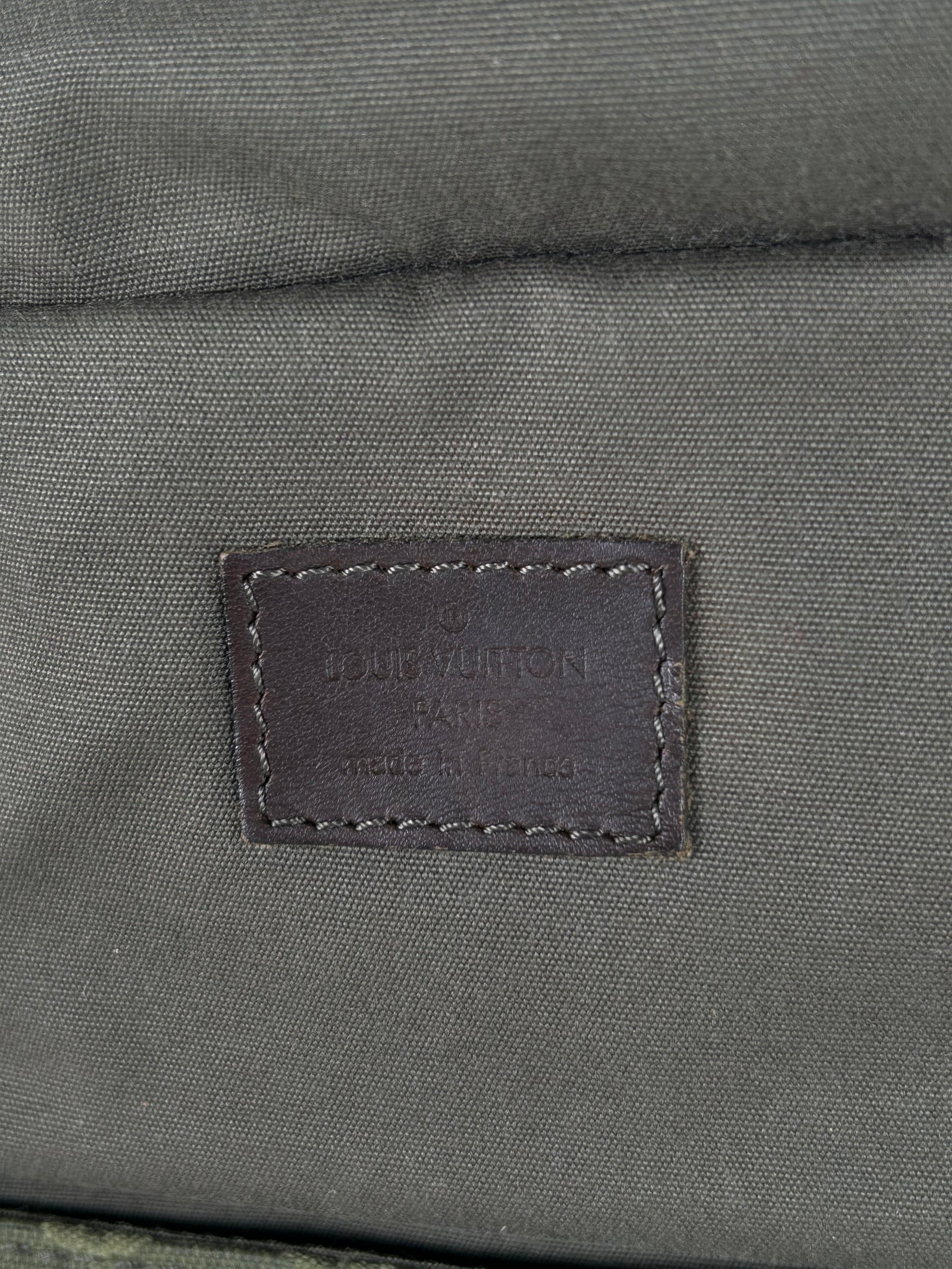 Louis Vuitton Mini Sac Maman Green Canvas Monogram Strap Bag