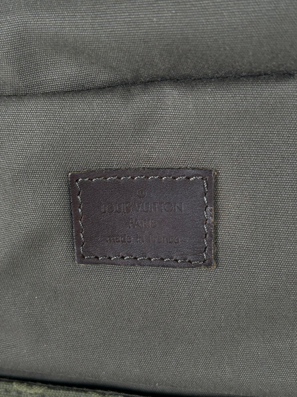Louis Vuitton Mini Sac Maman Green Canvas Monogram Strap Bag