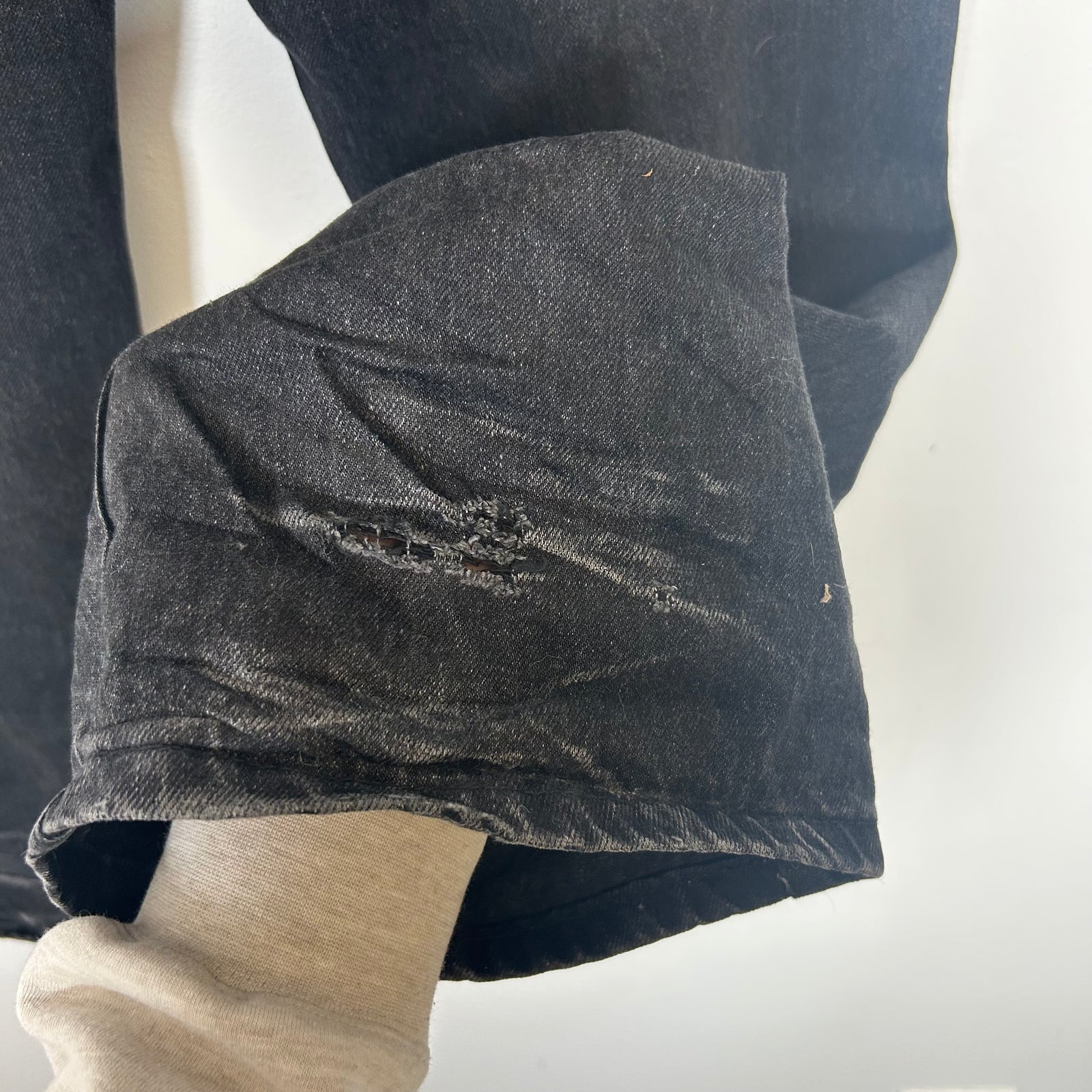 Basketcase Gallery Black Flare Jeans Size 36