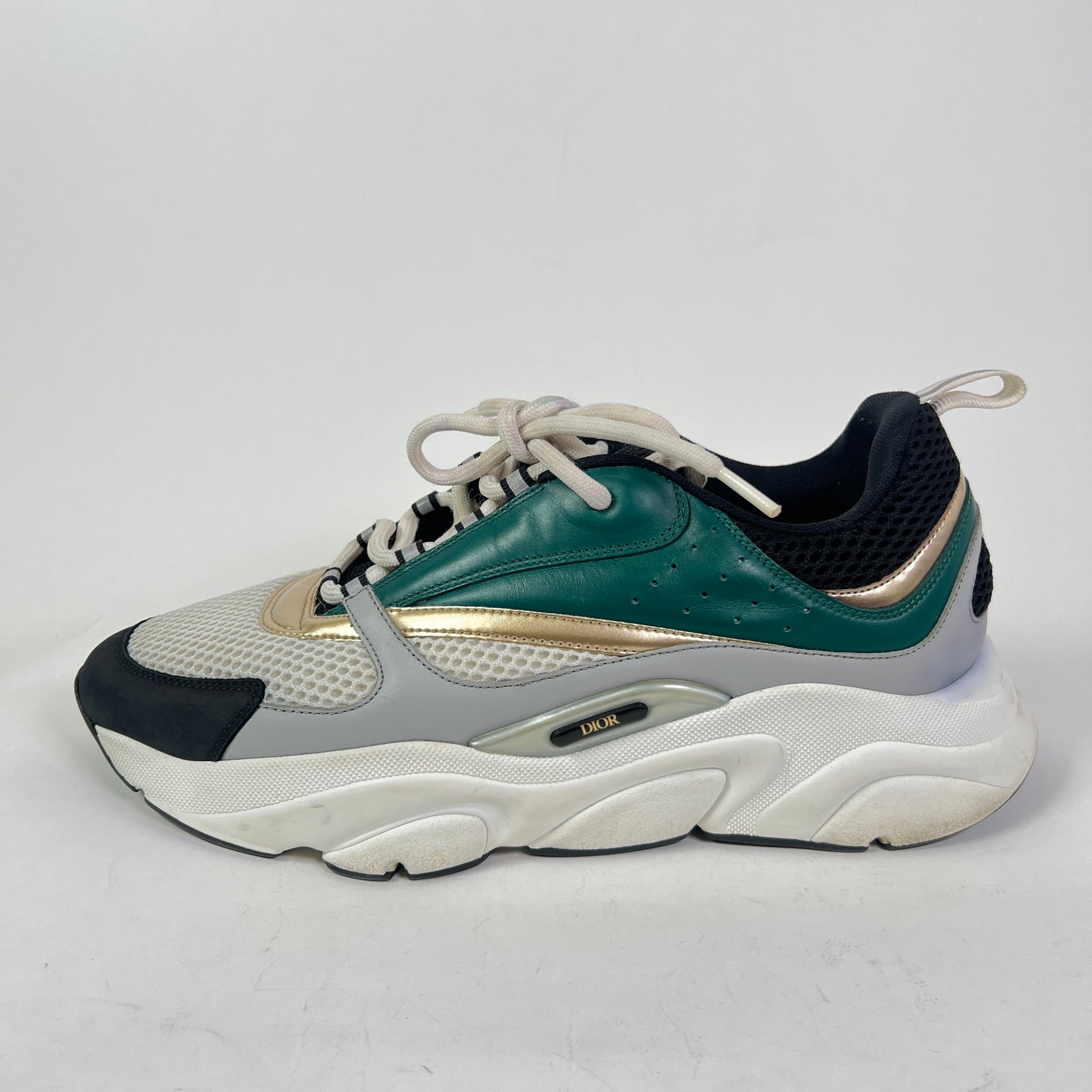 Dior B22 Green/Gold Sneaker